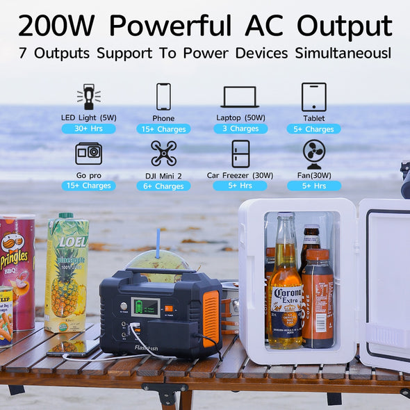 Flashfish 230V AC 200W Portable Power Station