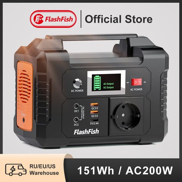 Flashfish 230V AC 200W Portable Power Station